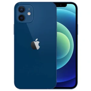 iPhone 12 azul exhibición MersaTechnology