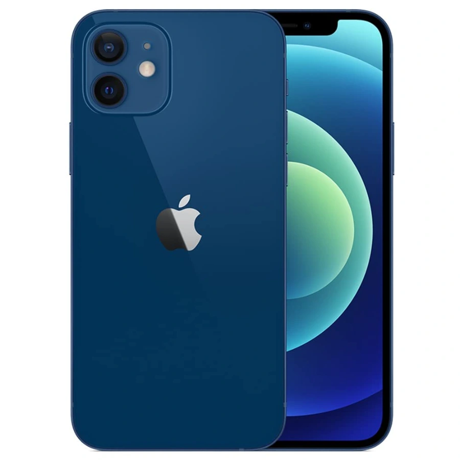iPhone 12 azul exhibición MersaTechnology